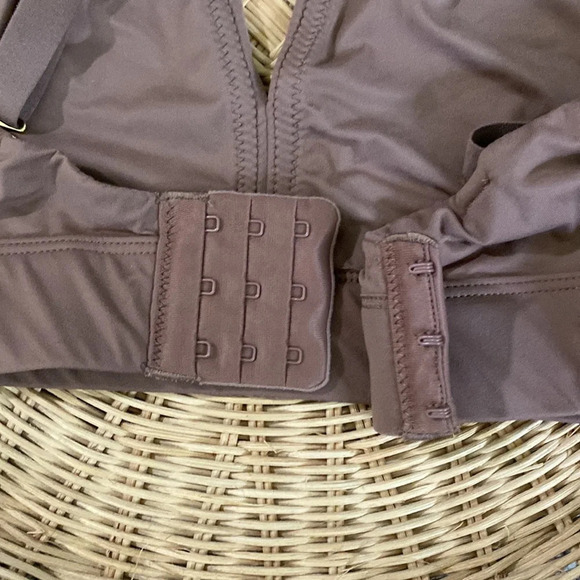 Joyspun Womens Unlined Soft Brushed Plunge Bralette Size Xl Moroccan Brown - Picture 7 of 8